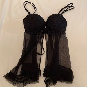 Victoria’s Secret black lingerie top